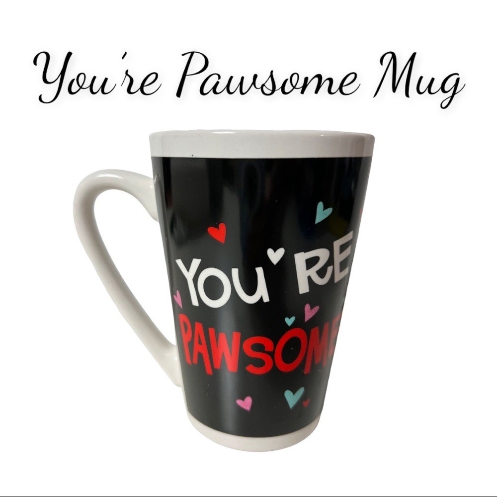 Dan Dee “You're Pawsome” Tall Mug For Pet Lover’s 🐾 🐾